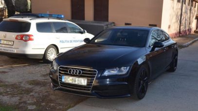 Audi A7 furat din Marea Britanie, descoperit în trafic la Iași