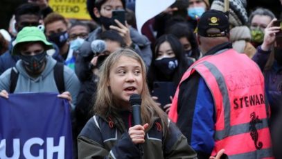 Activista Greta Thunberg îi înfruntă pe politicieni la summitul COP26: „Gata cu ce dracu’ fac ei acolo”