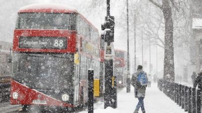 Zăpada și înghețul cuprind Marea Britanie în această săptămână. Temperaturi sub 0 C