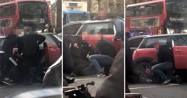 VIDEO - Urmărire ca-n filme după o spargere în centrul Londrei. Doi oameni au fost târâți afară dintr-o mașină