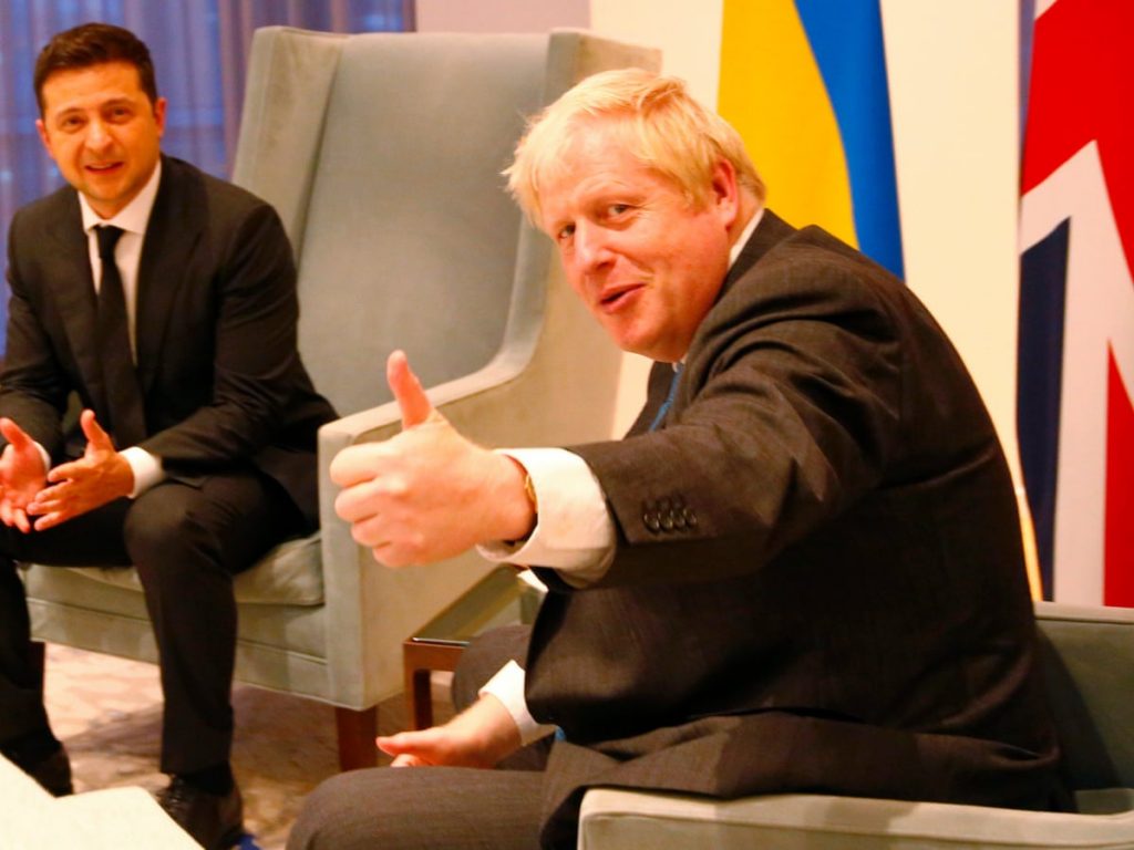 Boris Johnson merge la Kiev: Marea Britanie va apăra suveranitatea Ucrainei 