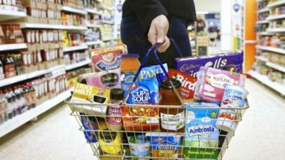 supermarket uk inflatie