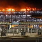 Incendiu la aeroportul Luton